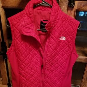 Hot Pink North Face Vest
